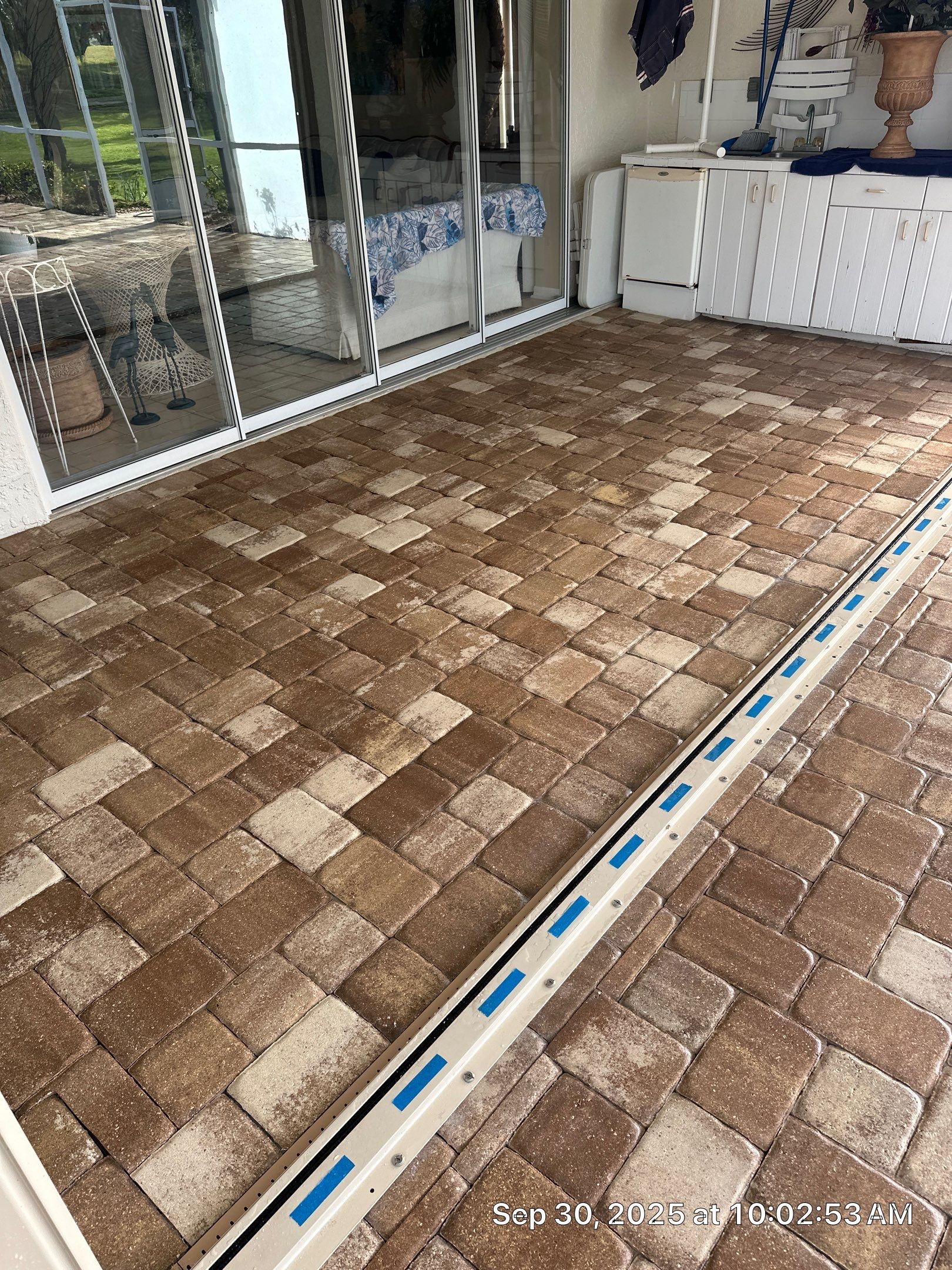 Sun City Center Paver Stripping and Sealing for Pool Deck by Supreme Paver Experts