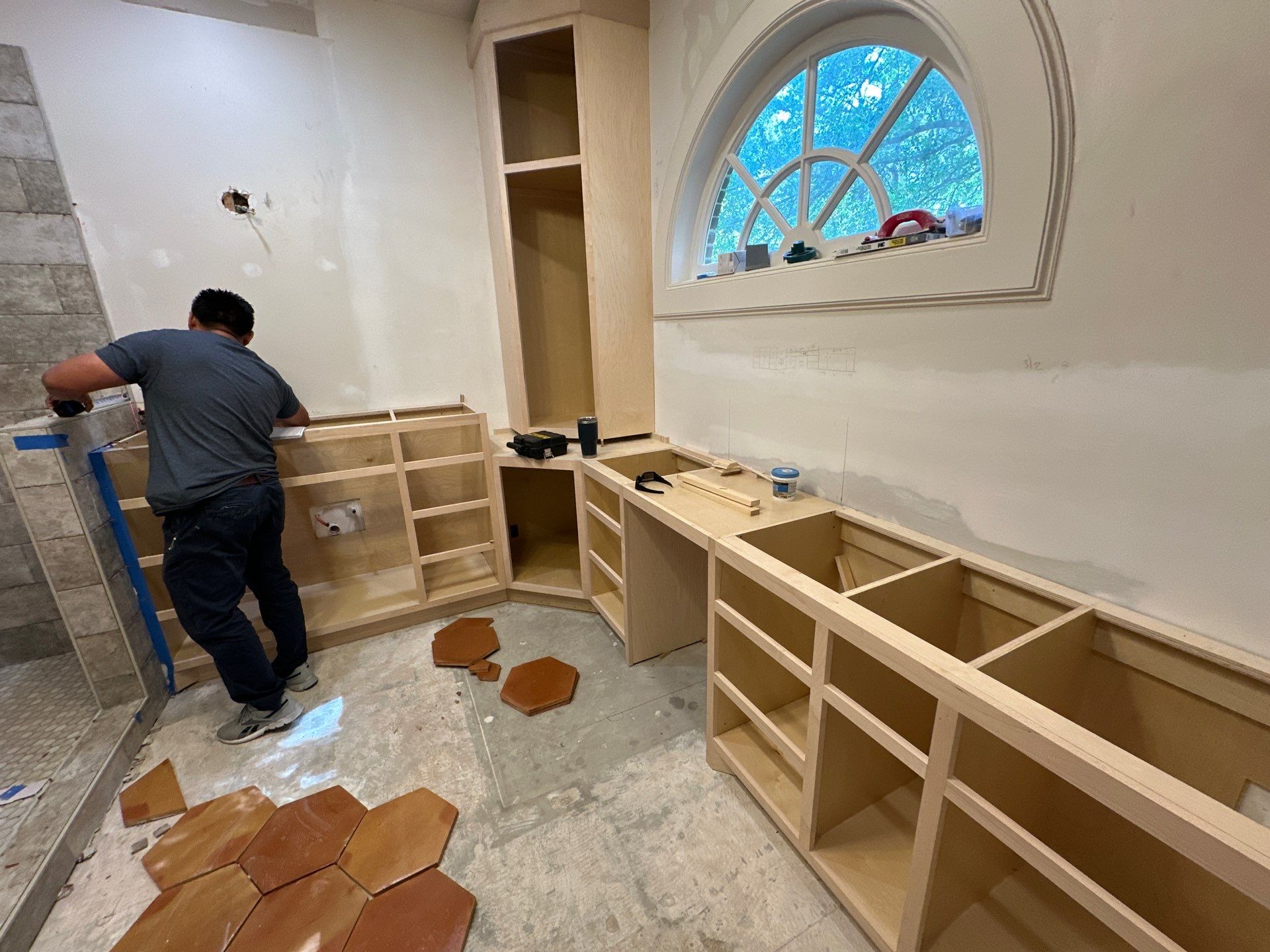 Bathroom Remodel and Flooring in Tomball, TX by SophAlx LLC