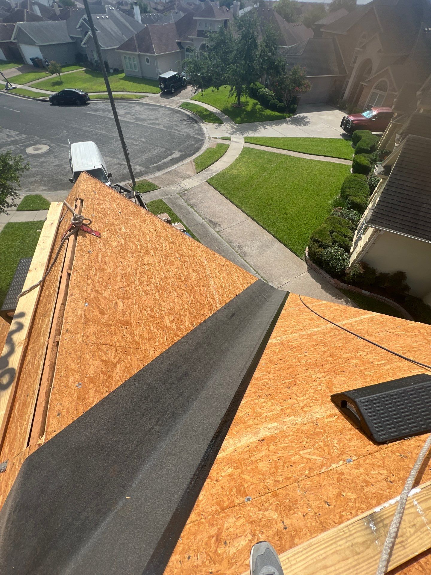 Steep and High...Let's get It! by Bayfront Roofing and Construction