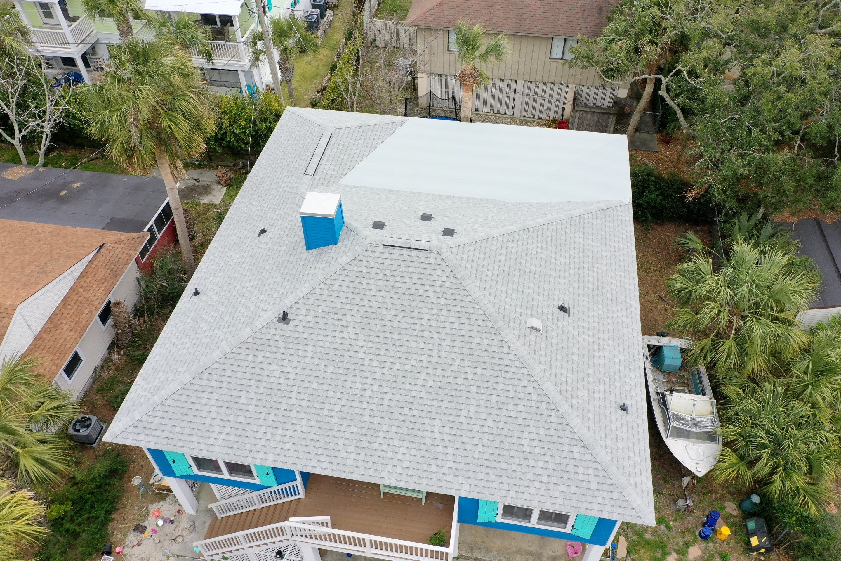 Roof Replacement using Atlas Pinnacle Pristine - Oyster Shell by Rainstoppers Roofing