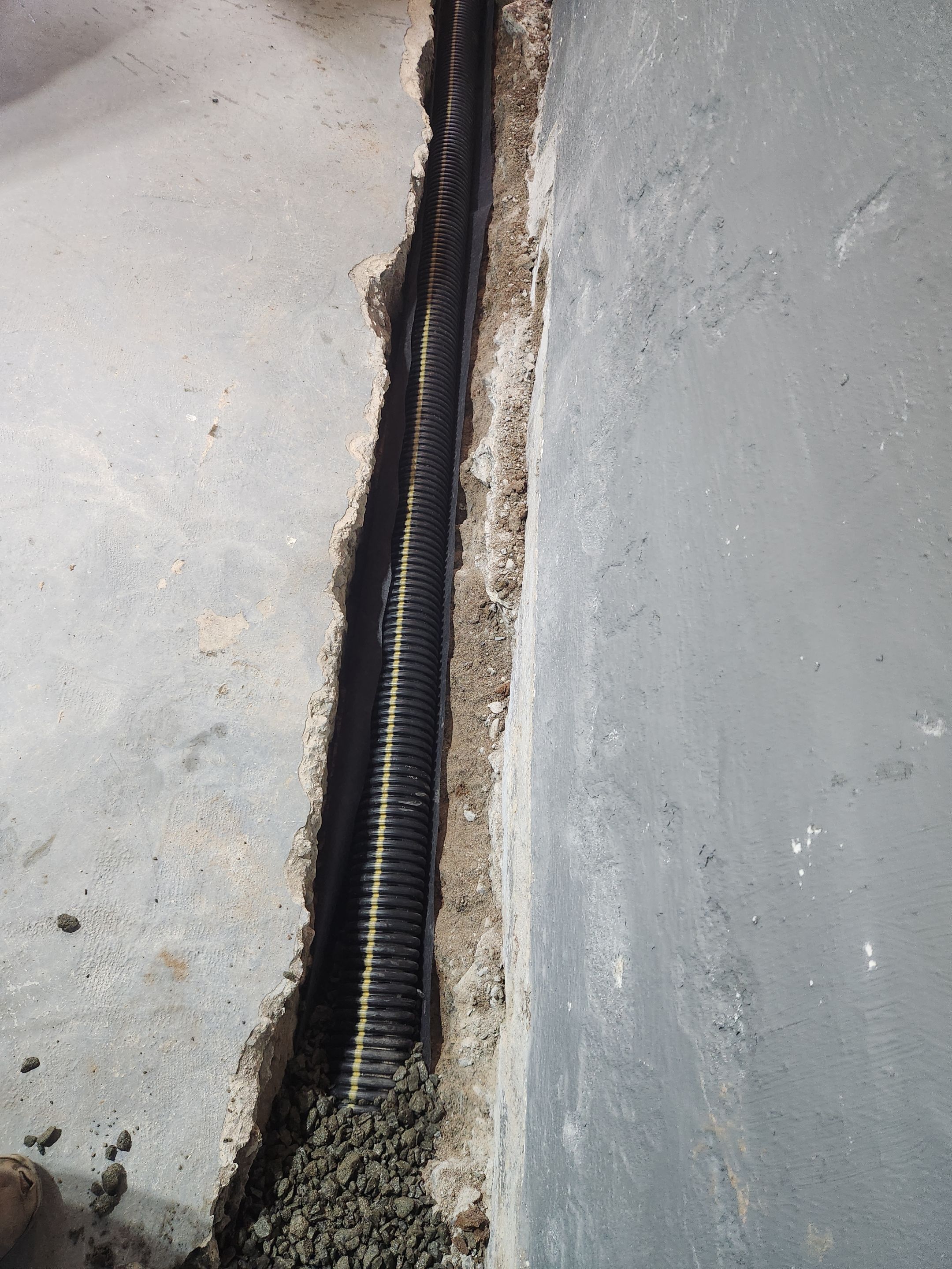 Interior French Drain River Edge NJ by Pure Service Pro, LLC 