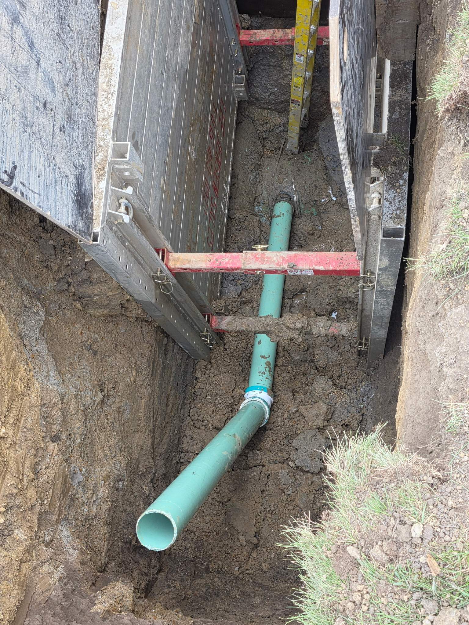 Re Routing of Sewer in Crawl Space by Allied Water Services