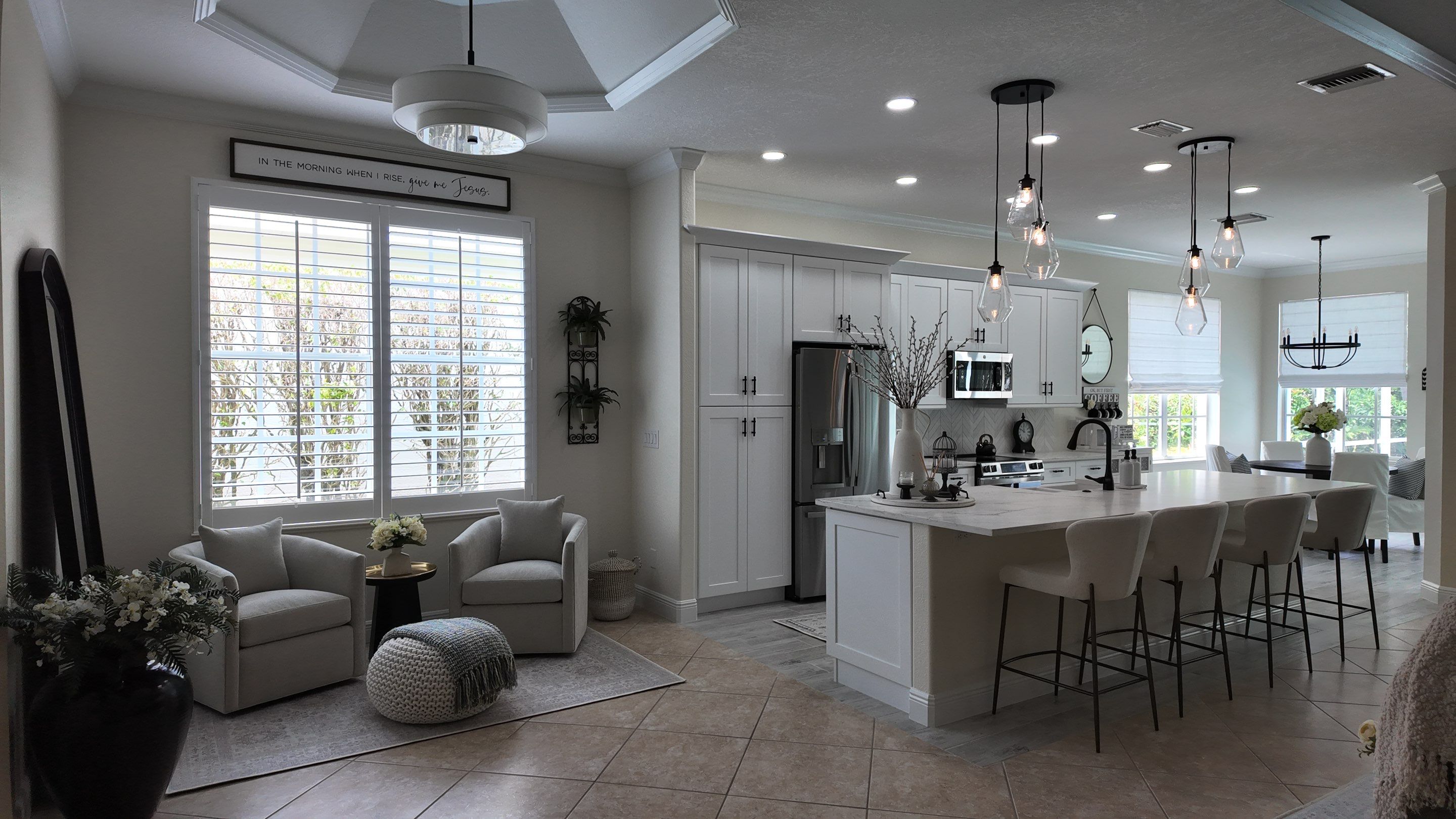 Kitchen Remodel with Honed Quartz Countertops by Give Freedom Homes