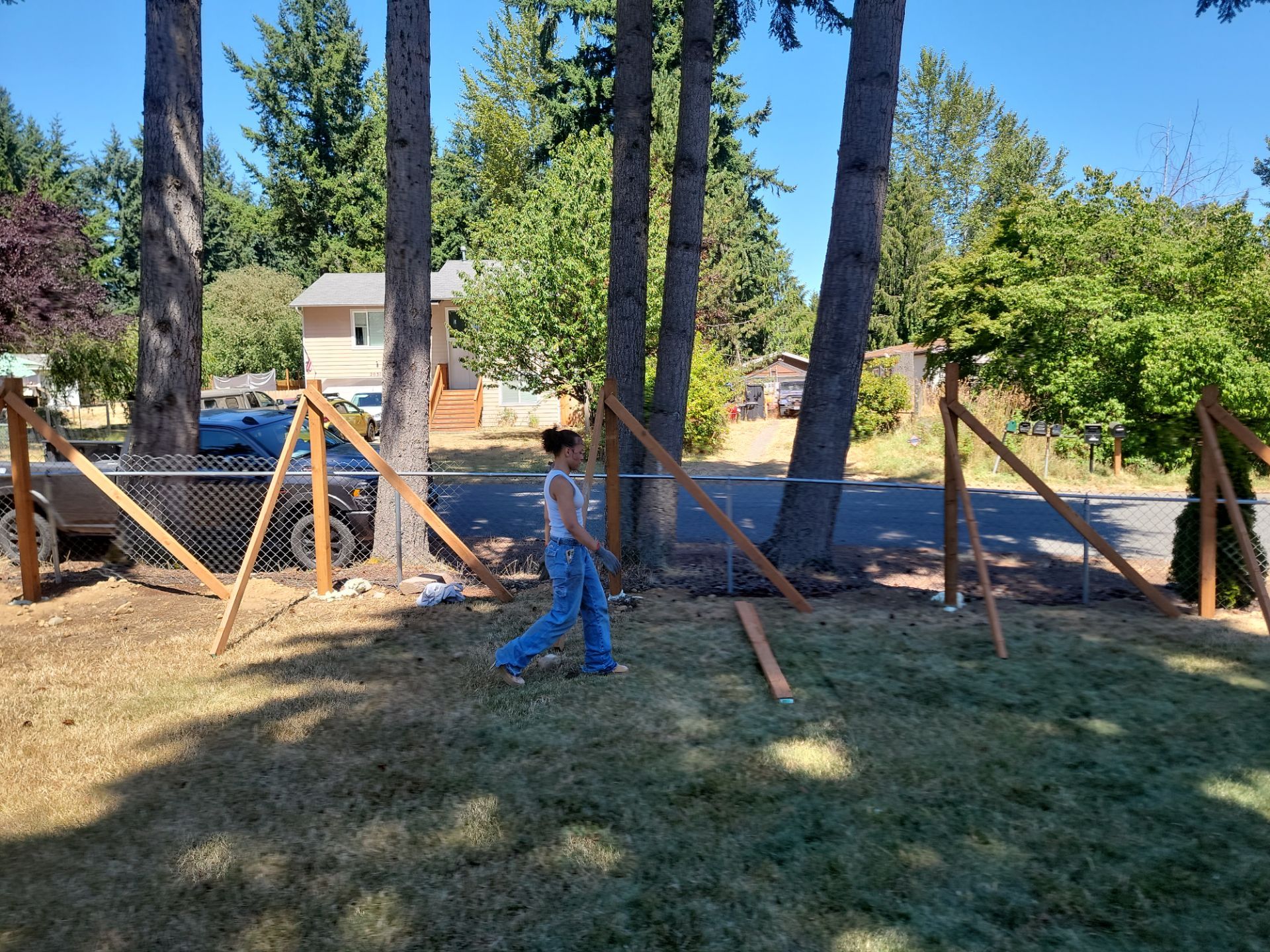 6 ft privacy fence by Long Range Customs LLC