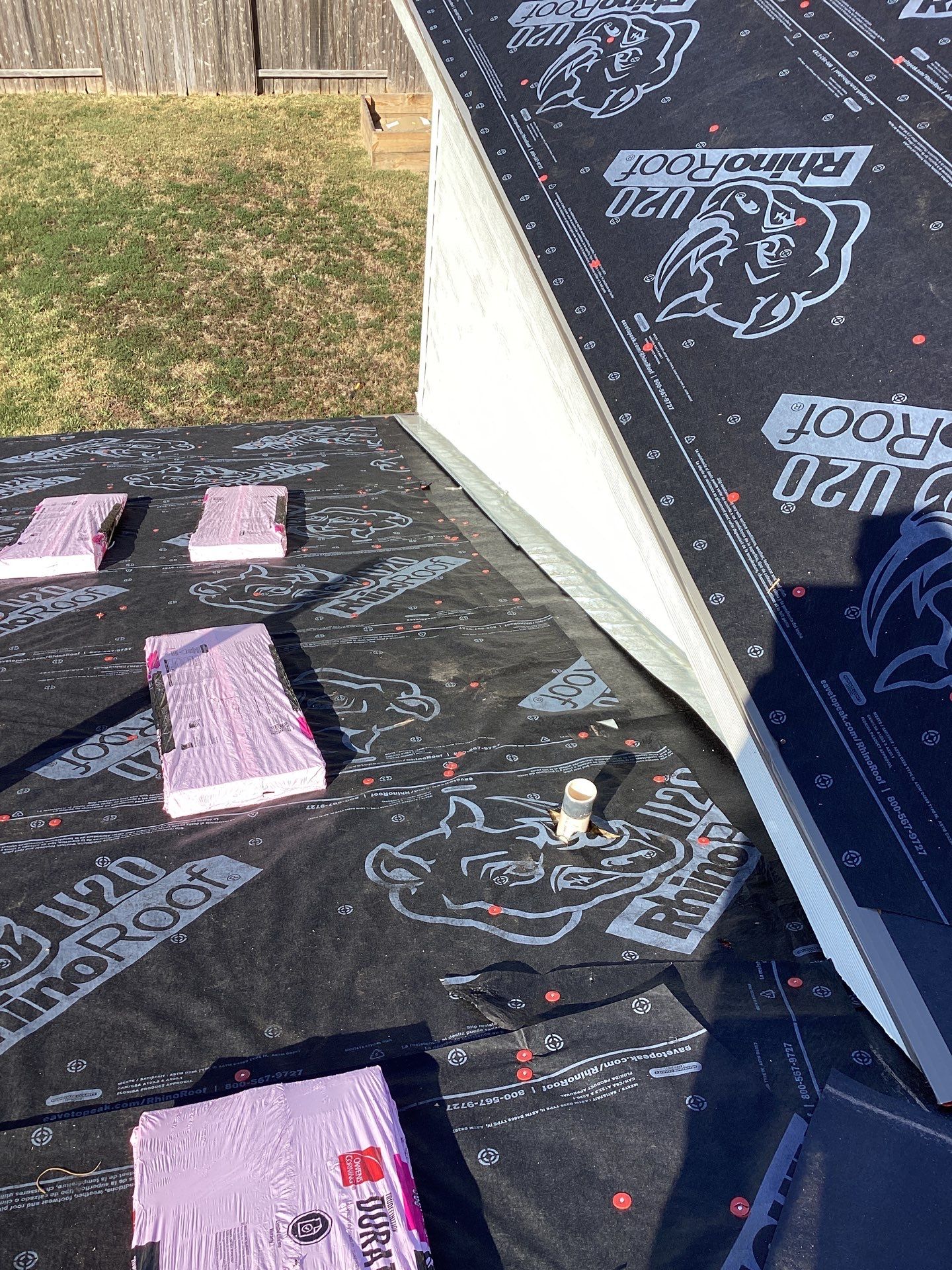 Residential Roofing Installation using Owen's Corning Duration (Lifetime) Shingles by Roof Repair Company