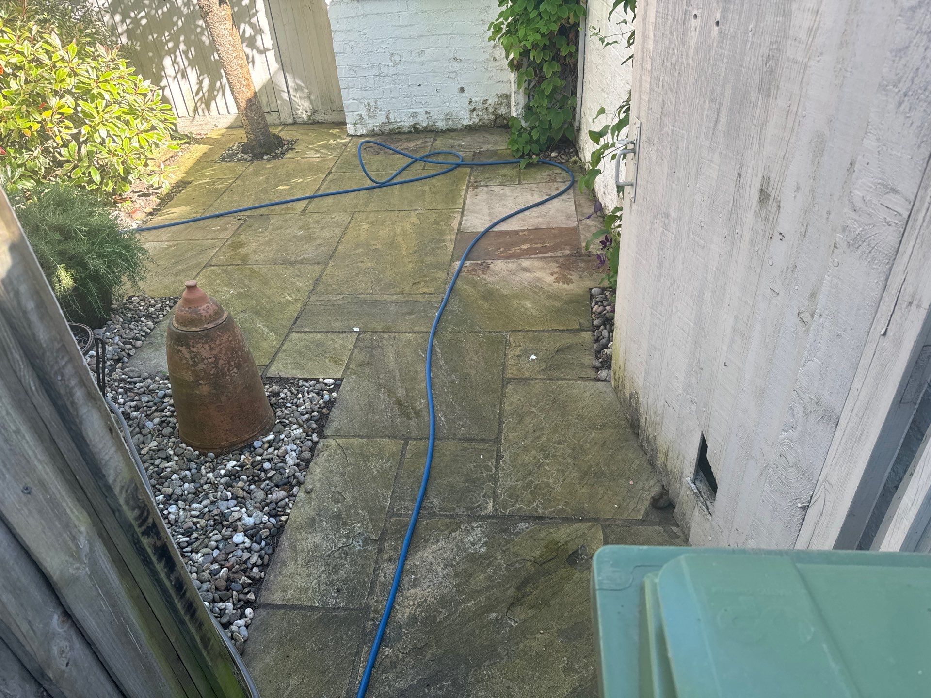 Patio Clean using honda 21 ltr/min by Ges Exterior Cleaning ltd