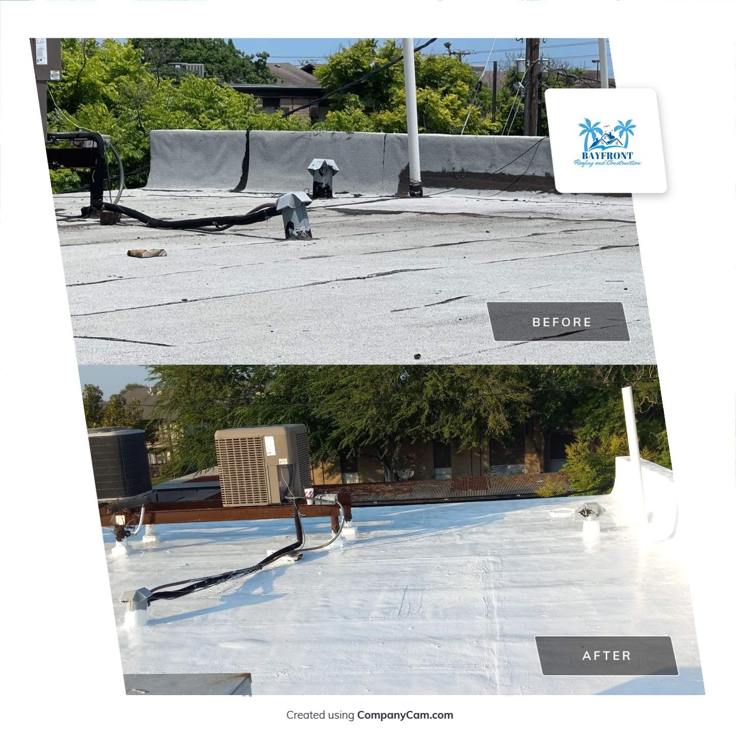 Silicone Coatings by Bayfront Roofing and Construction