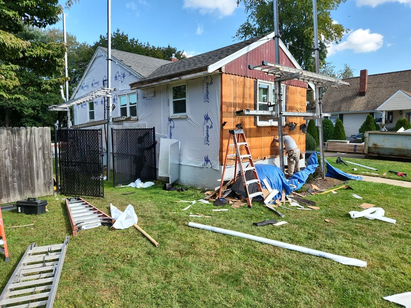Siding Installation using Certainteed Monogram Forest Green by A Plus Exterior