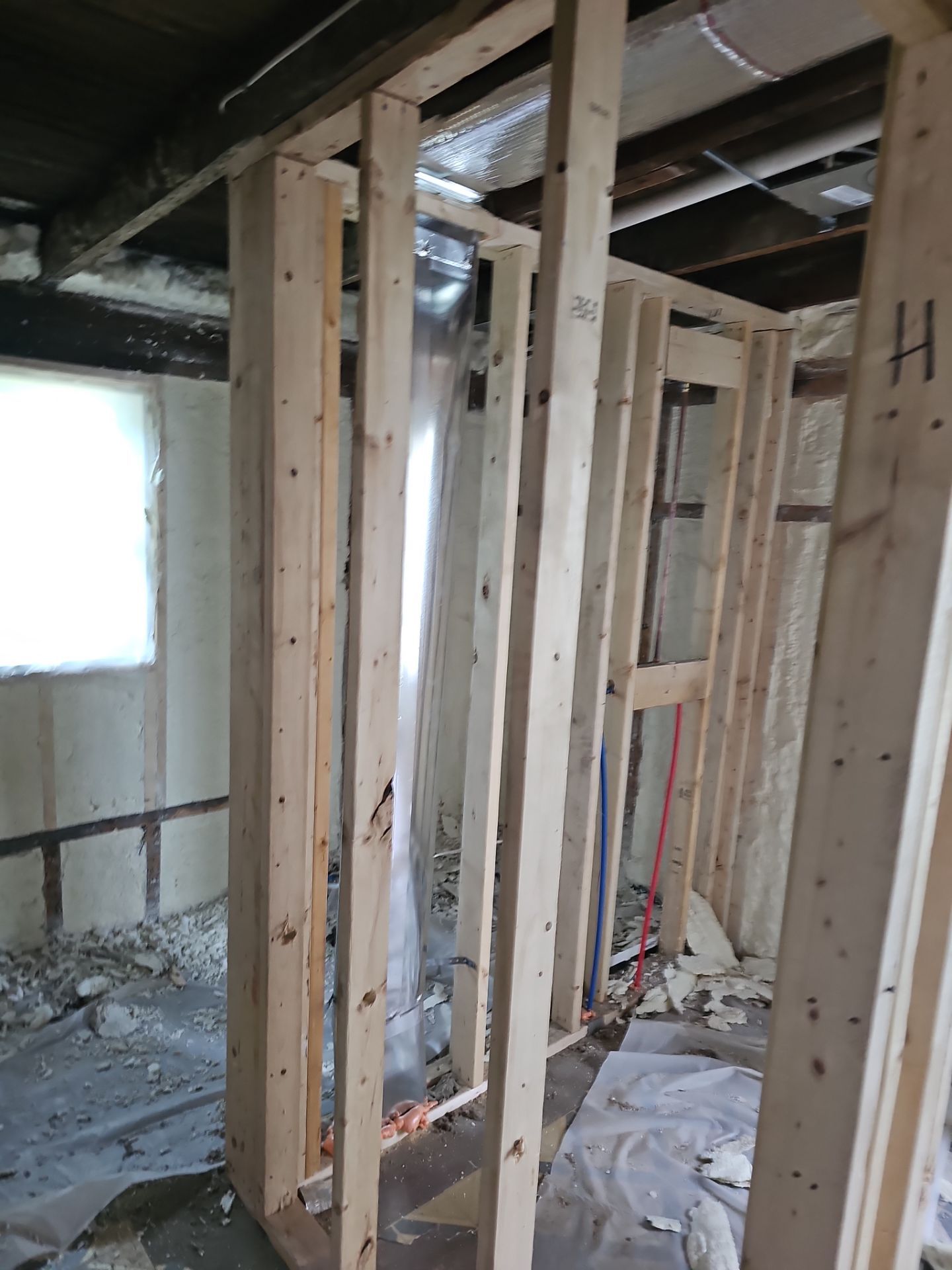 Home Remodel using Closed Cell Spray Foam by NYS Foam & Energy