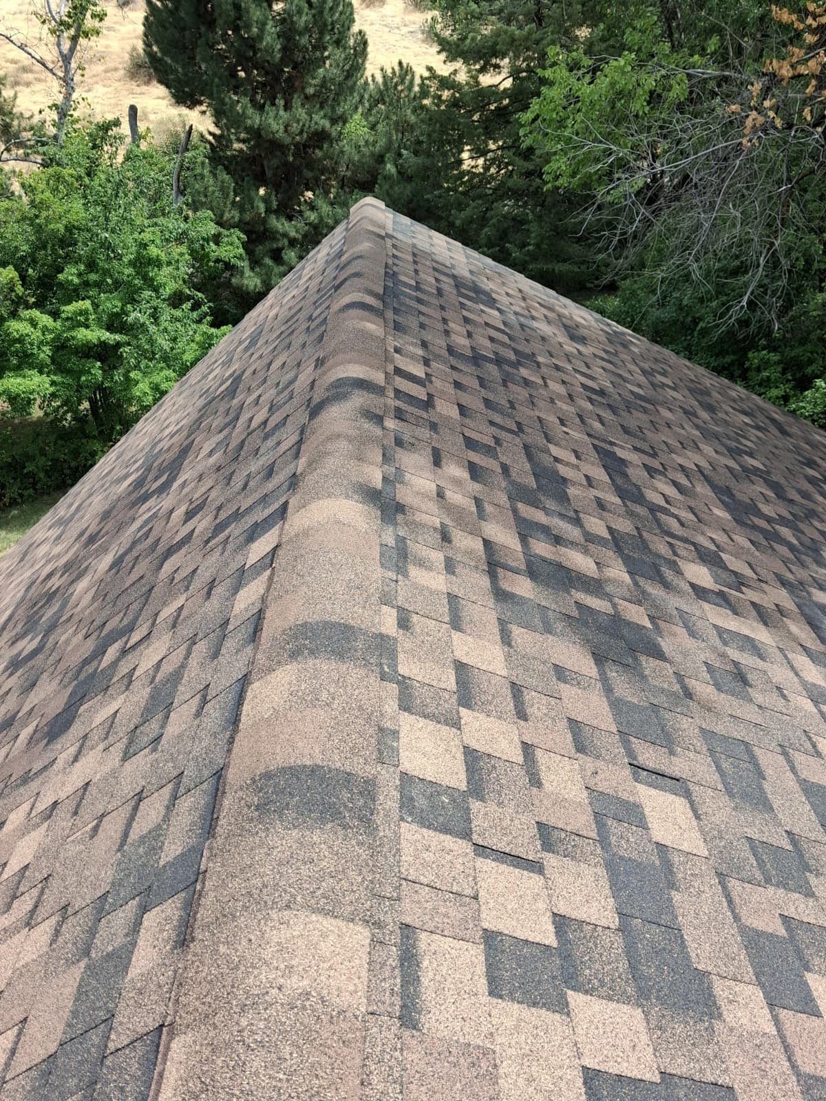 Architectural Shingle Roof Replacement for Boise Log Cabin Home by Olive Roofing