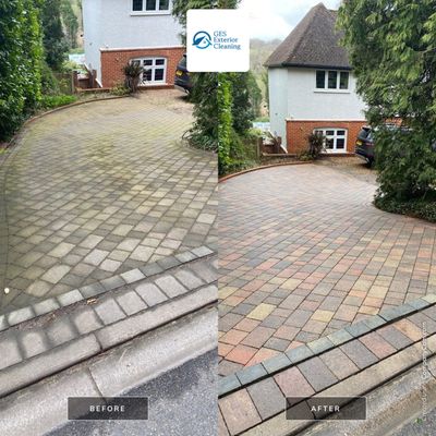 Driveway And Patio Clean using honda 21 ltr/min