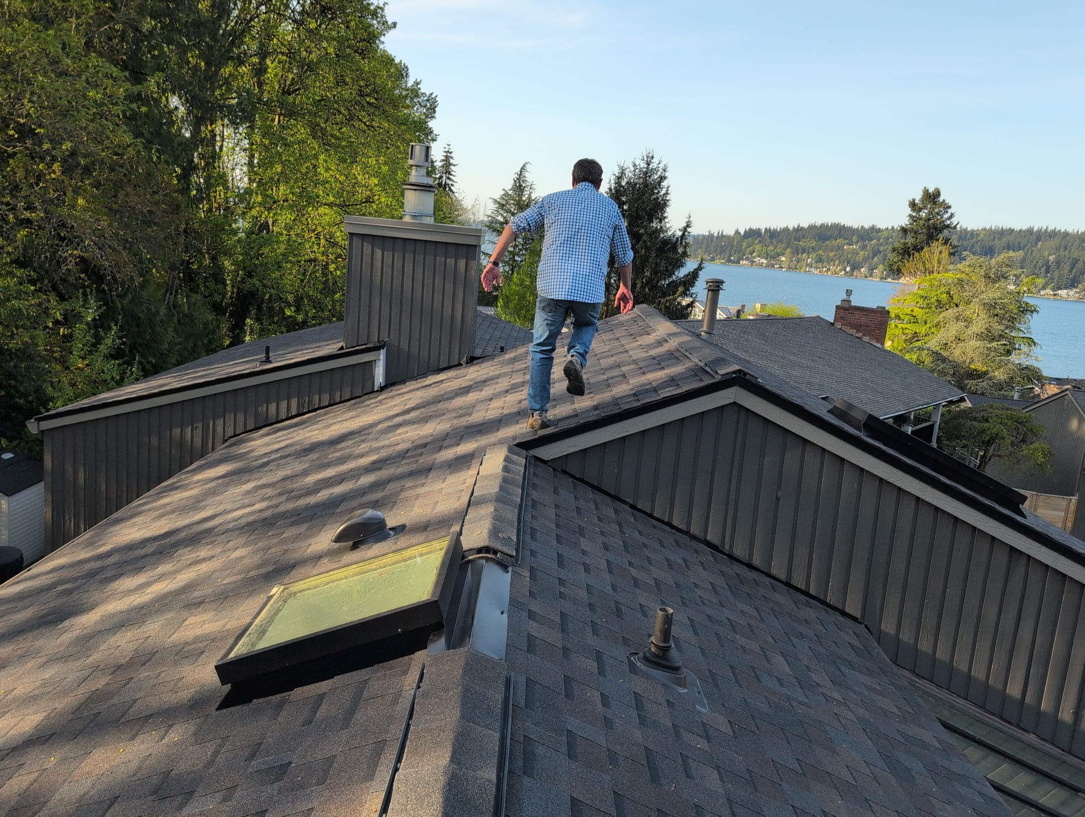 Bad EuroShield Install to Shingles in Issaquah by Roof Smart