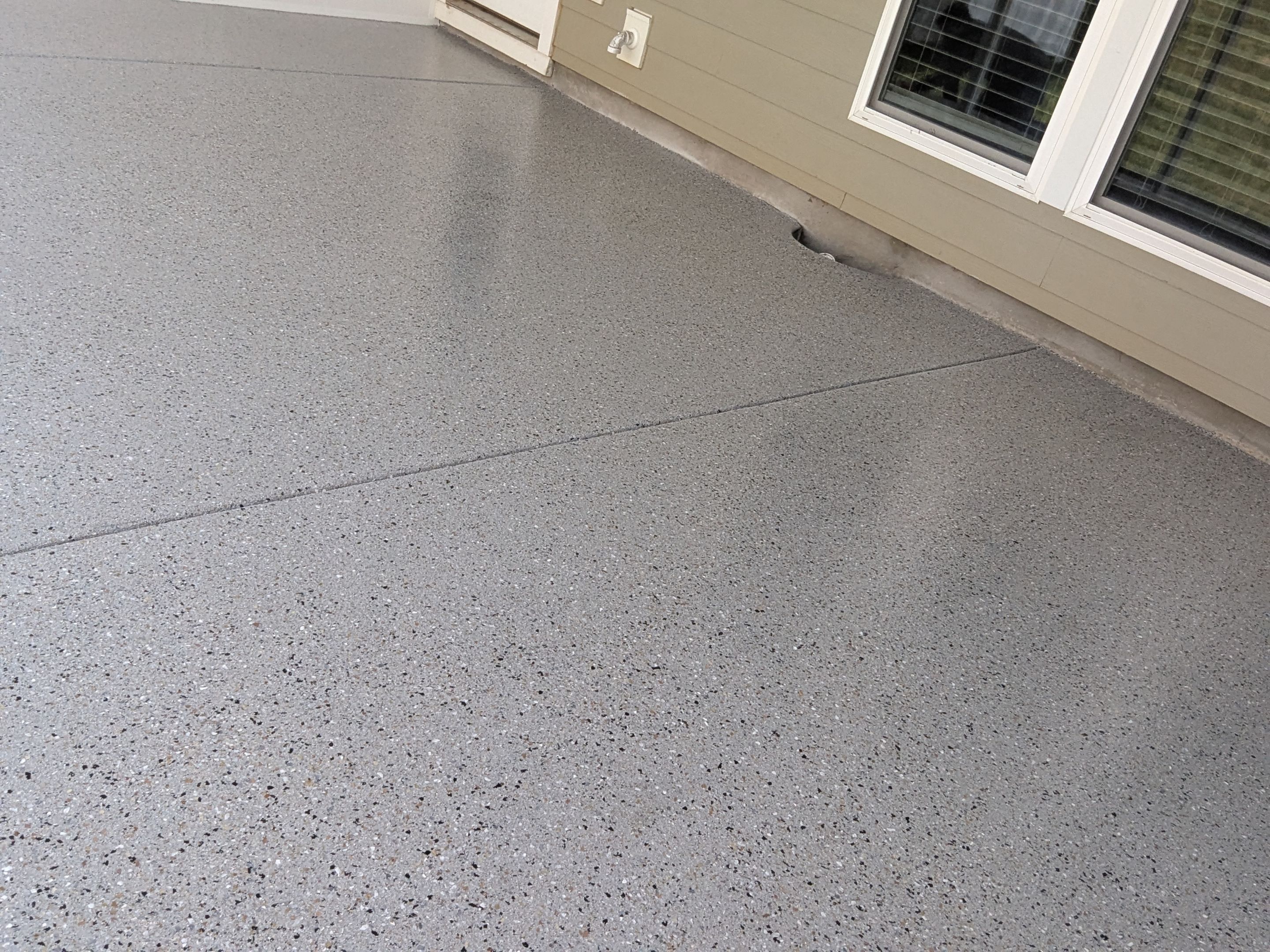 Patio Floor Coating using Yukon by My Garage Floor Guys