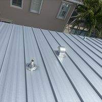 24ga 1.5" Mechanical Seam Mill Finish by Total Roofing System The Metal Roof Experts
