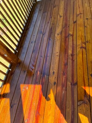 Deck using Wood Sealant
