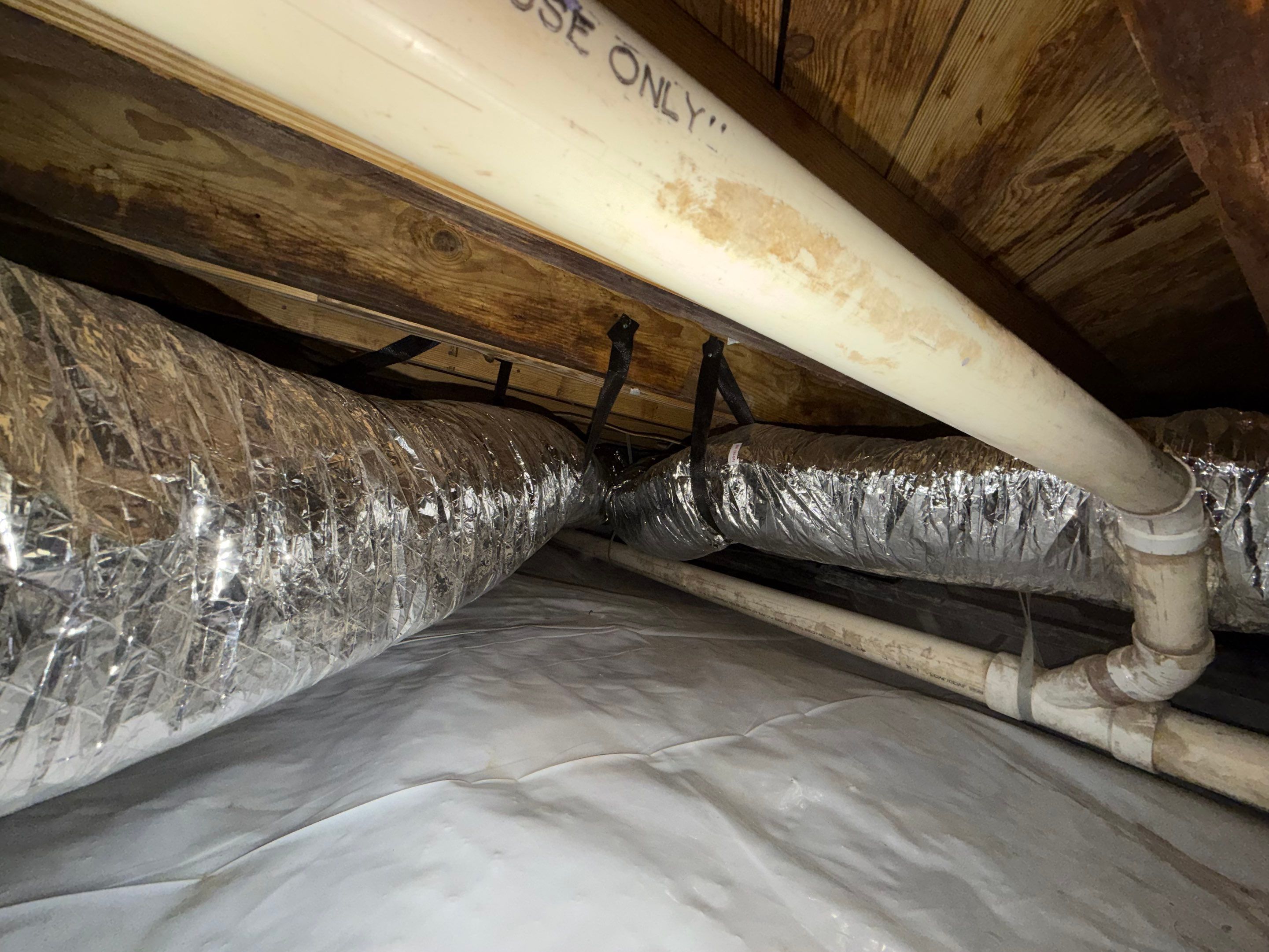 Project in Smithfield by Patriot Crawl Space Repairs