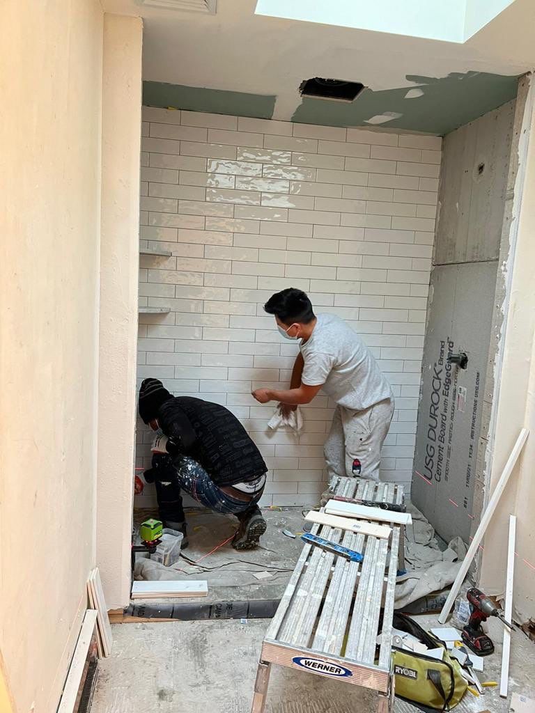 Bathroom Remodel using Tile by Home Concepts Construction