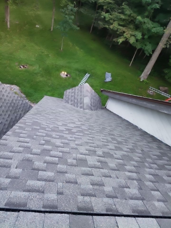 Roof Installation on Home, Garages, and Gazebo with GAF HDZ Shingles in Cedarburg, WI by Gellings Roofing & Siding