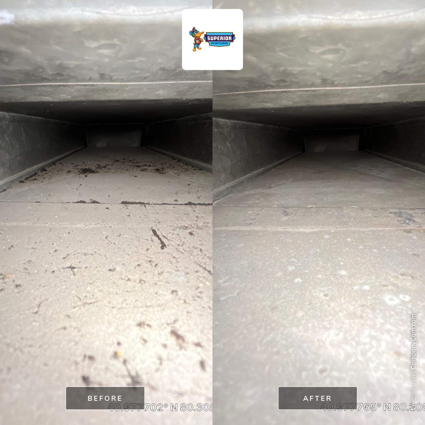 Air Duct Cleaning With a Vacuum Truck in New Castle, PA by Superior Air Duct Cleaning