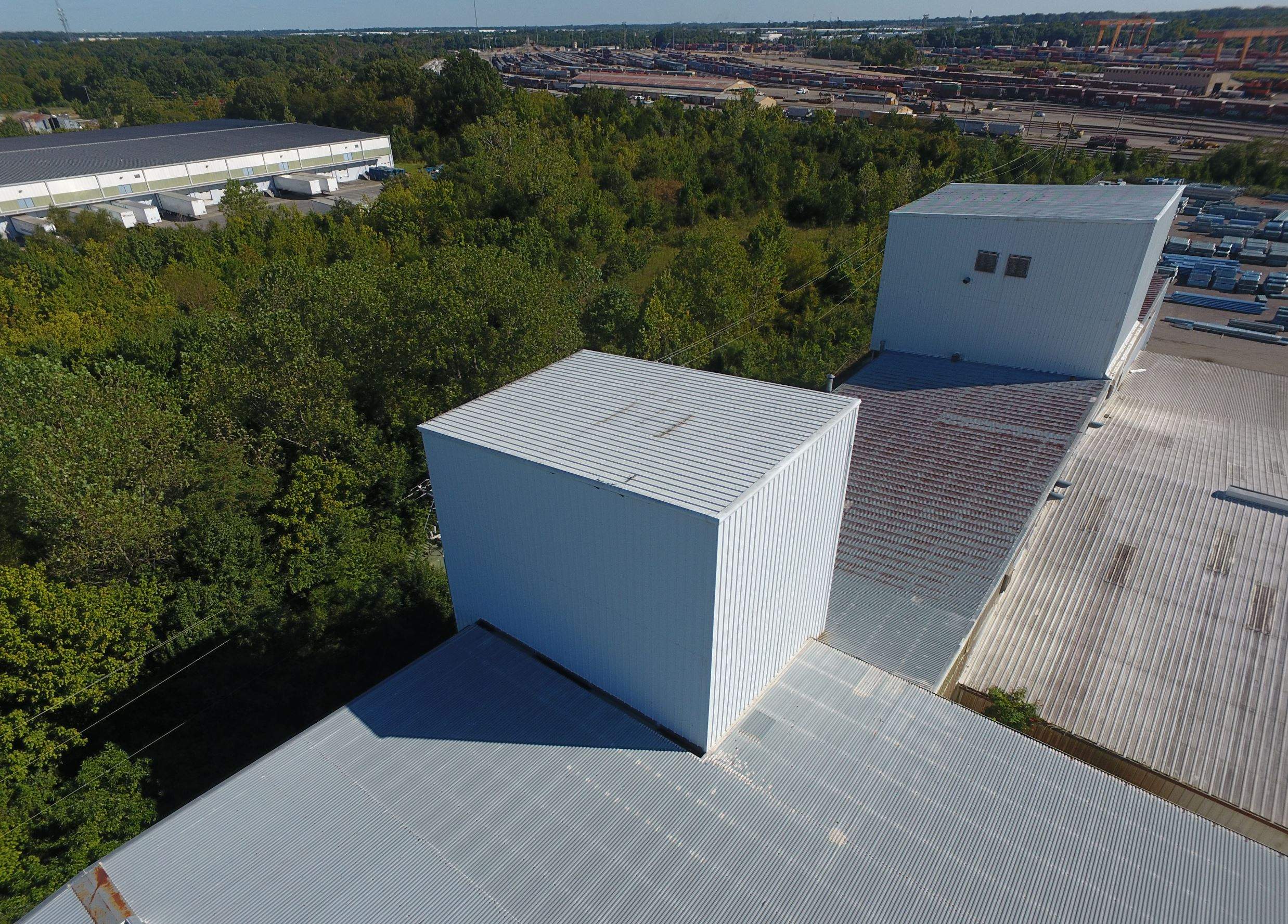 Commercial Metal Restoration System using Aldocoat Coatings by Hostetler Roofing