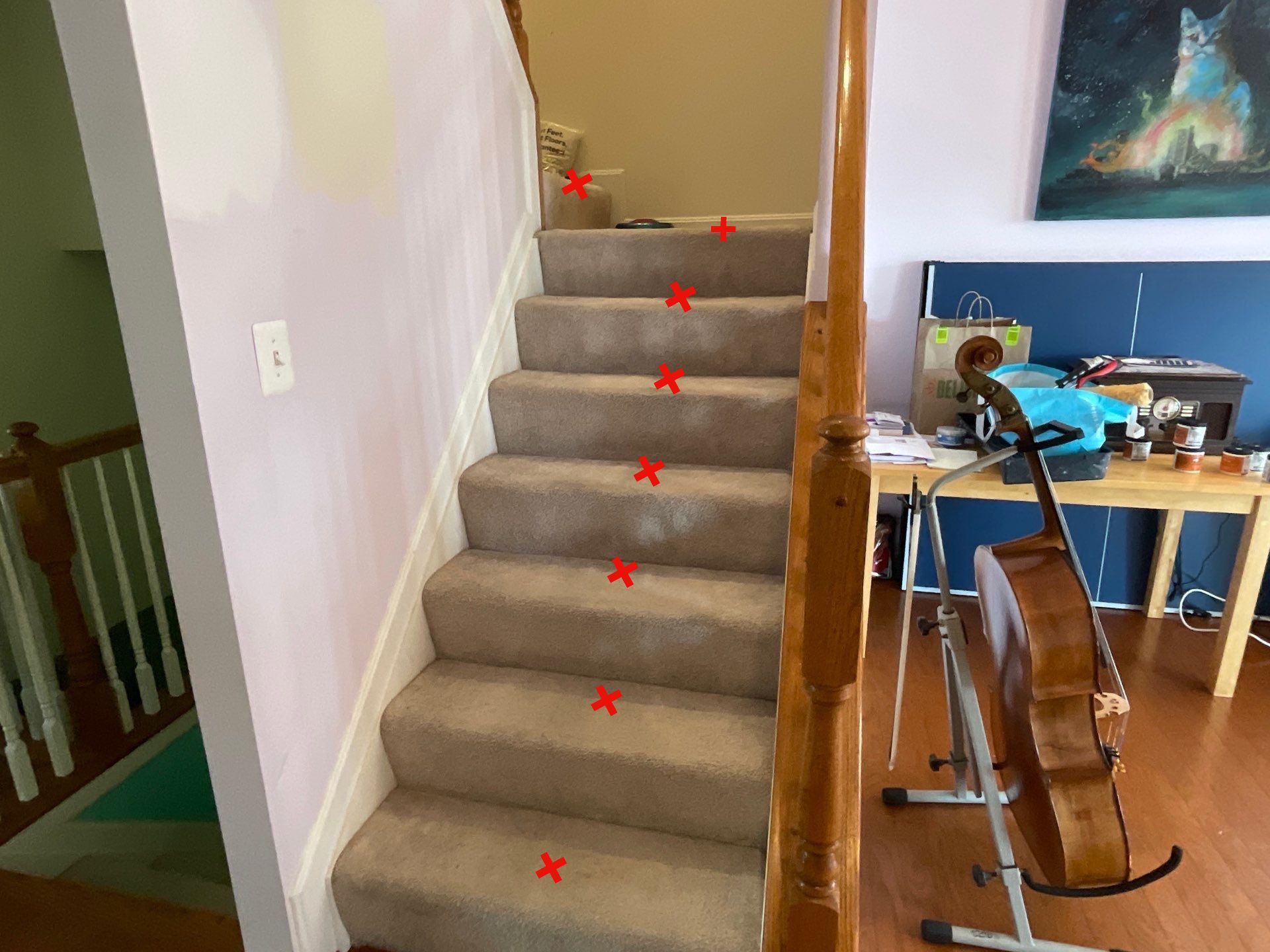 Deck Repair, New steps, New Paint job  by Alpha Design Services