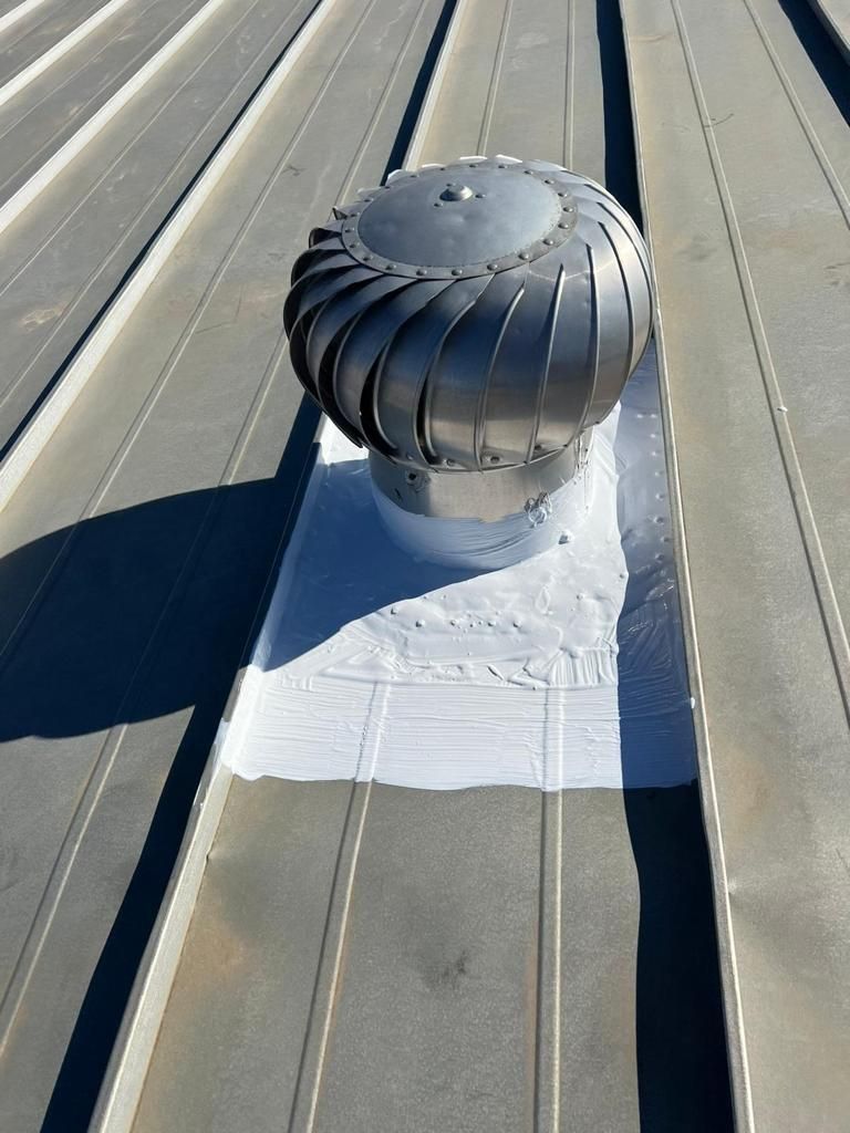 Roof Repair on a metal roof  by Grell Roofing, LLC
