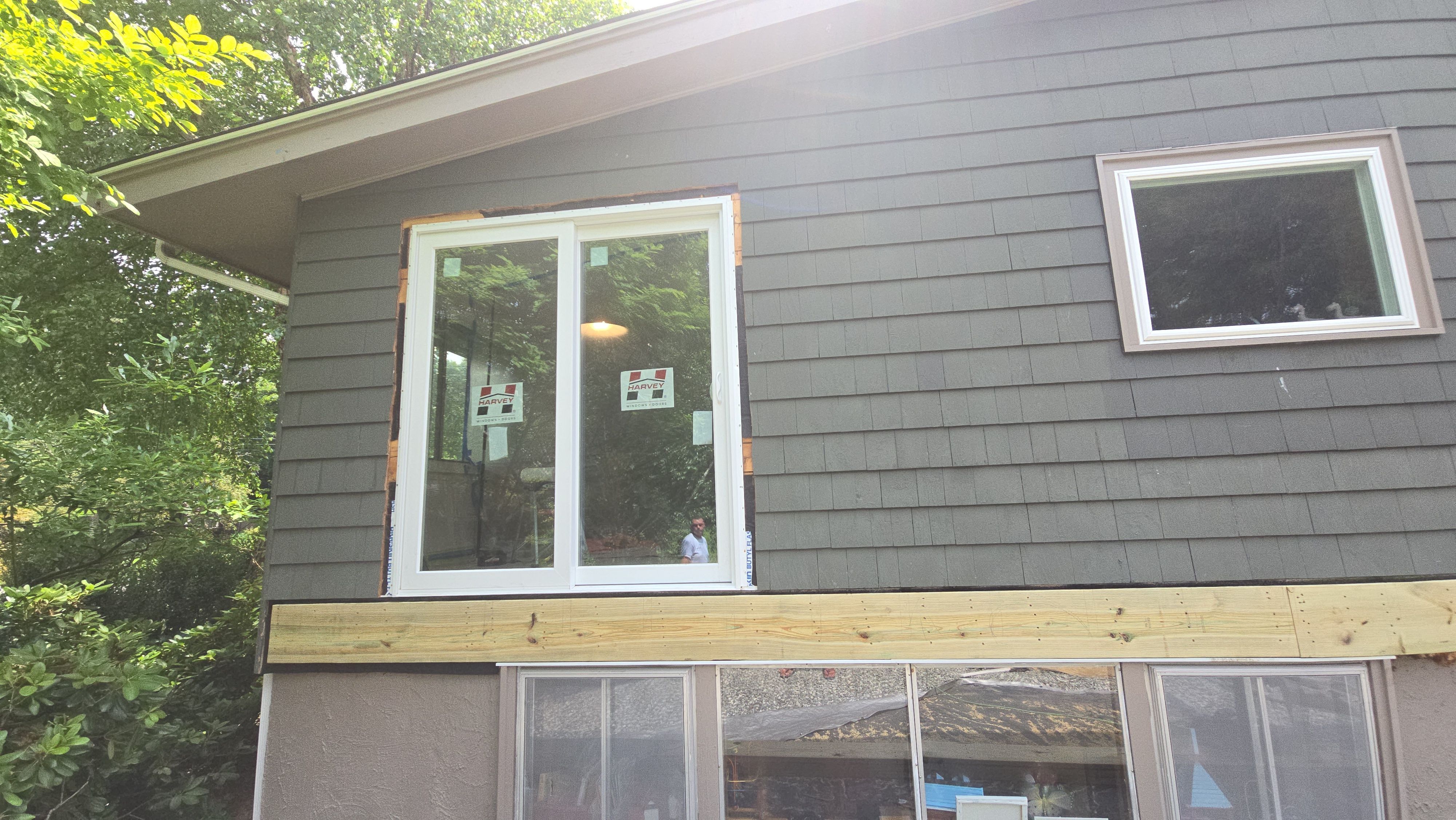 Deck built and Door with new opening in Framingham, MA by UBrothers Construction