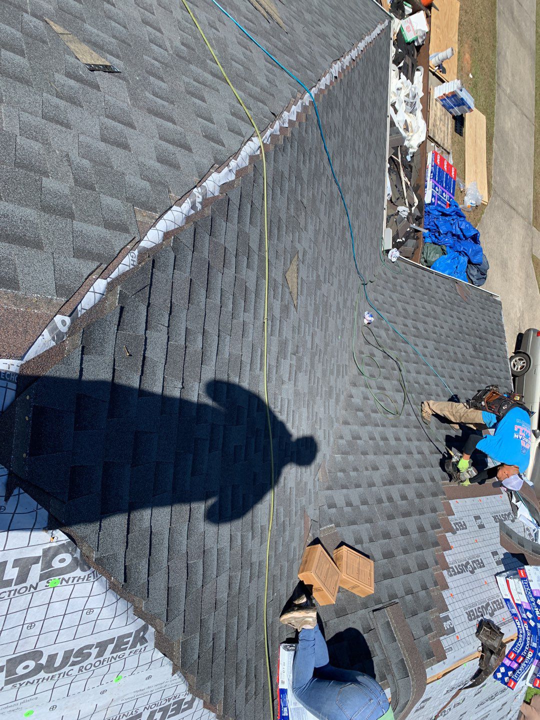 Residential Roofing Installation using Roof Replacement by American Roofing & Construction LLC
