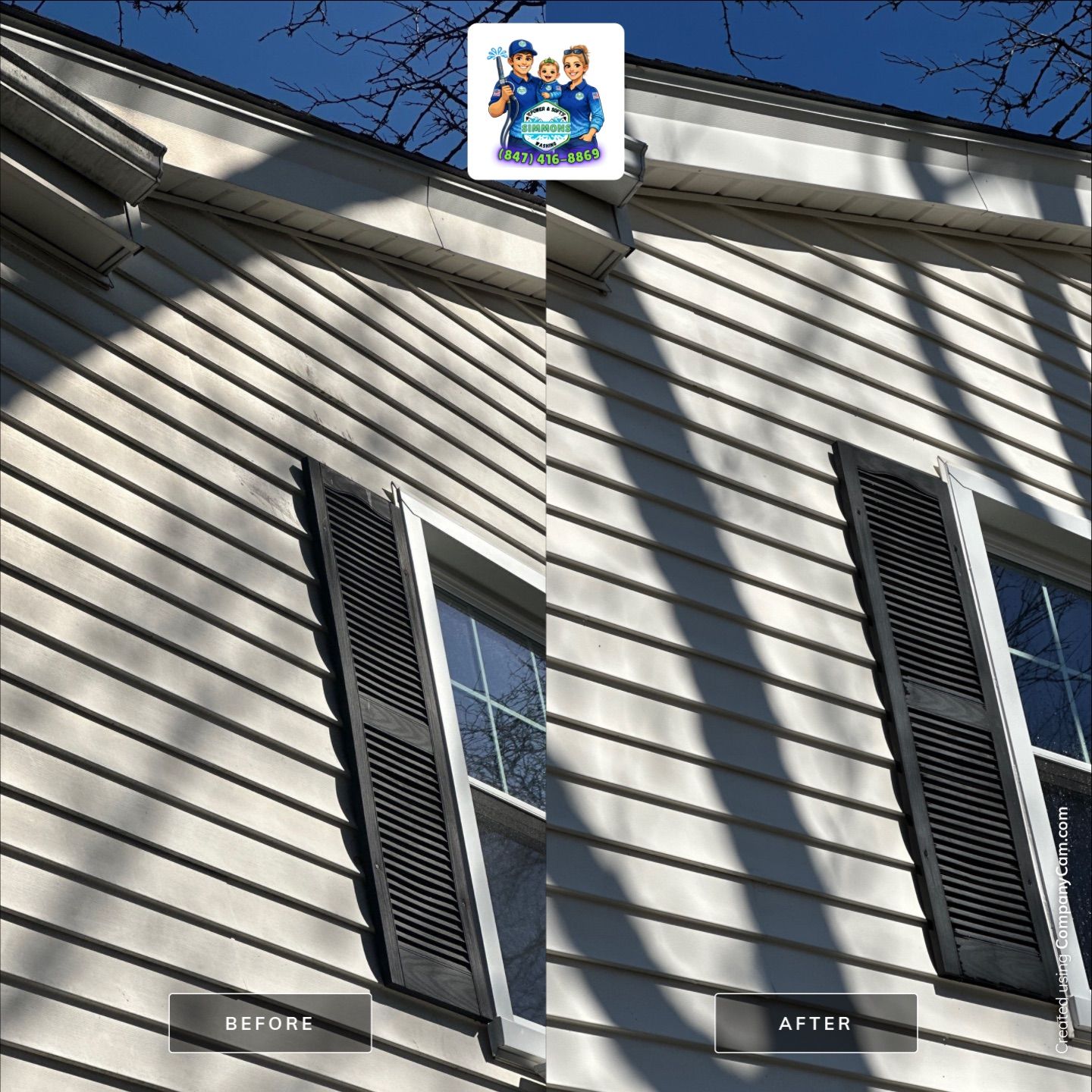 Project in Glenview by Simmons Power & Soft Washing