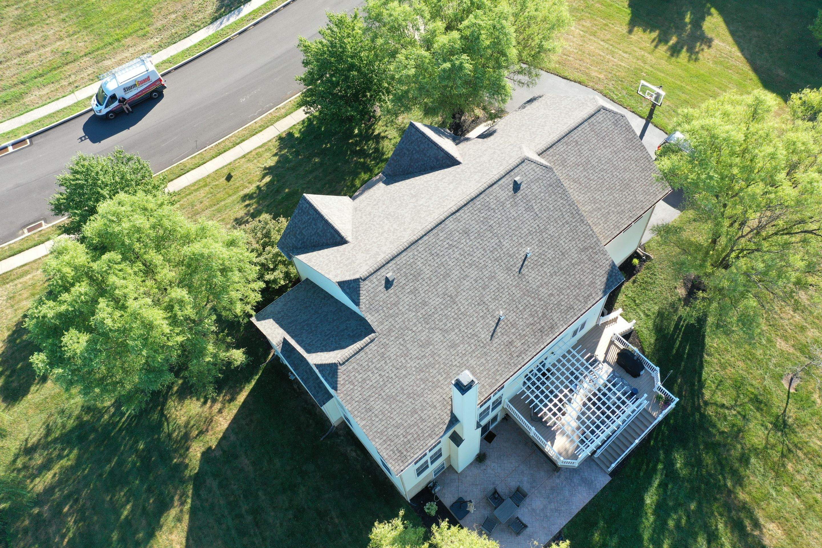 Roofing Installation using CertainTeed Landmark - Weathered Wood by Storm Guard of Ches-Mont PA