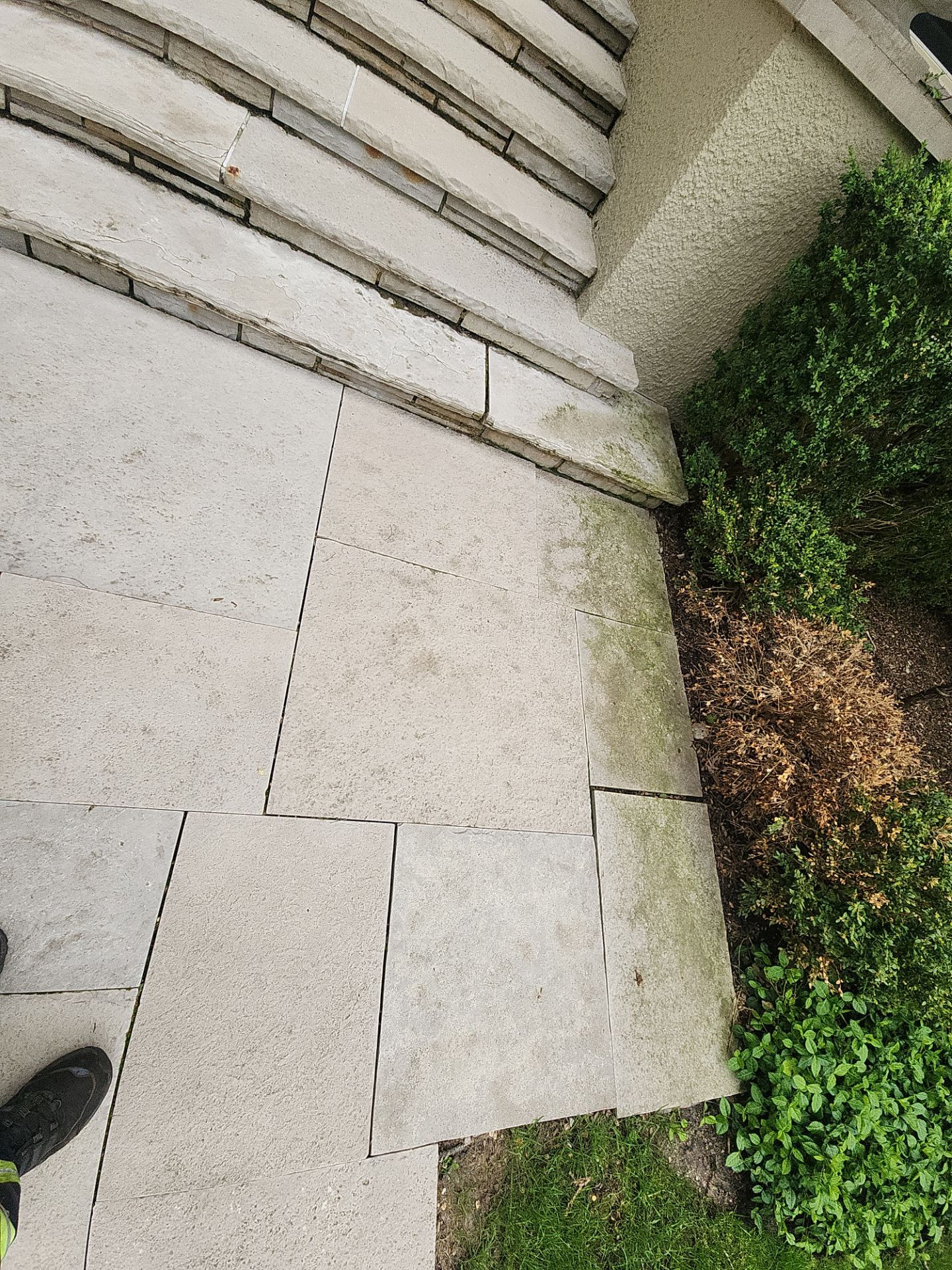 Natural Stone Surface Pressure Washing by Northern Power Washing LLC.