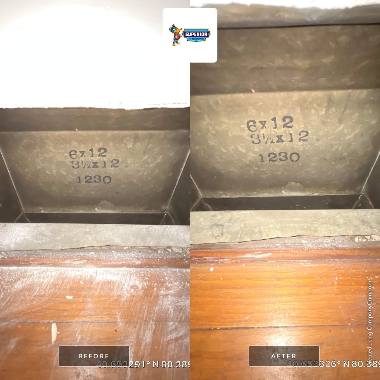 Air Duct Cleaning With a Vacuum Truck in Midland, PA by Superior Air Duct Cleaning