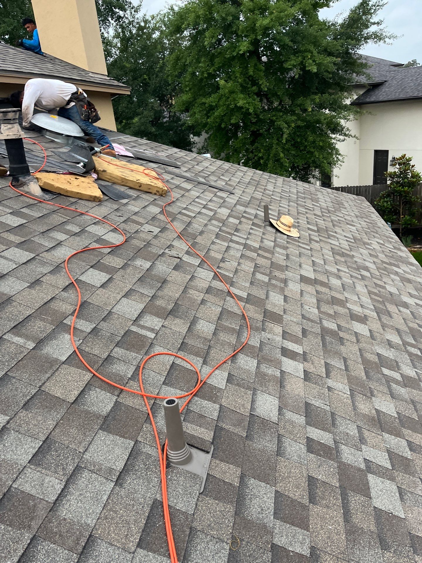 Residential Roofing Installation using Owen's Corning Duration (Lifetime) Shingles by Roof Repair Company