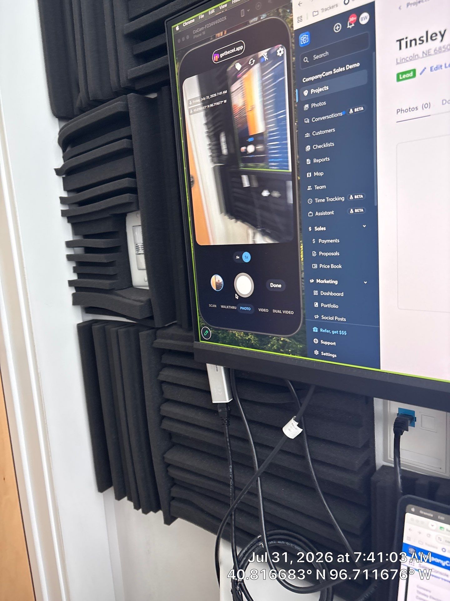 Lincoln Office Renovation Featuring Custom Privacy Film and Acoustic Treatments by CompanyCam Sales Demo