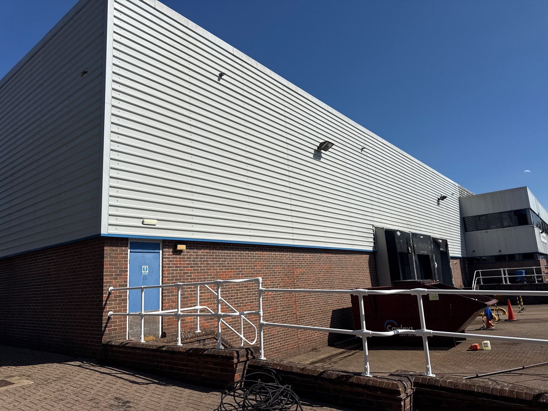 Industrial Cladding and Brickwork Cleaning for Watford Commercial Property by Ges Exterior Cleaning ltd