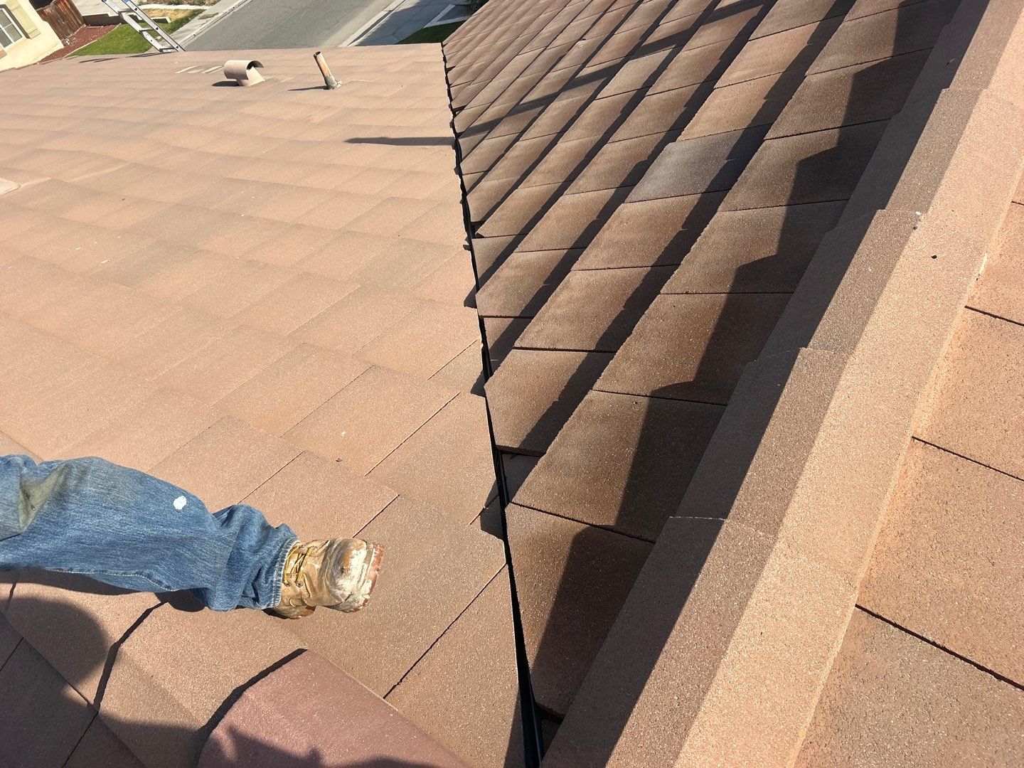 Complete Concrete Tile Roof Replacement and Solar Integration in San Jacinto by Reliable Roofing San Diego Inc.