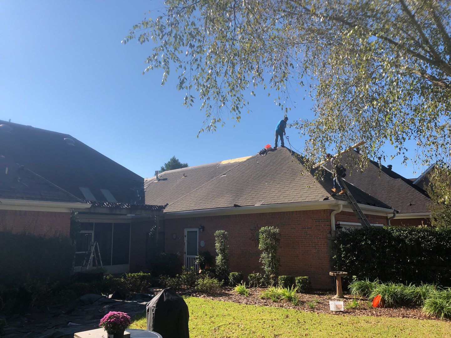 Residential Roofing Installation using Roof Replacement by American Roofing & Construction LLC