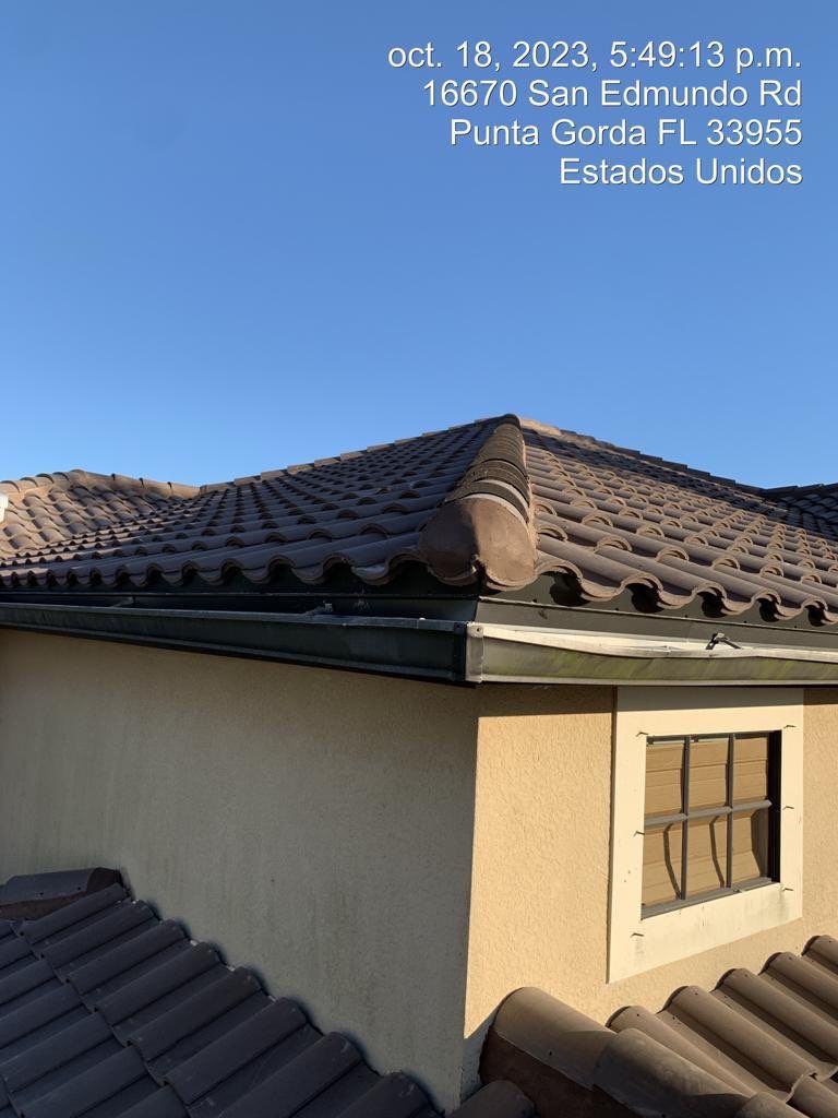 Punta Gorda Concrete Tile Roof Replacement by Four Peaks Roofing