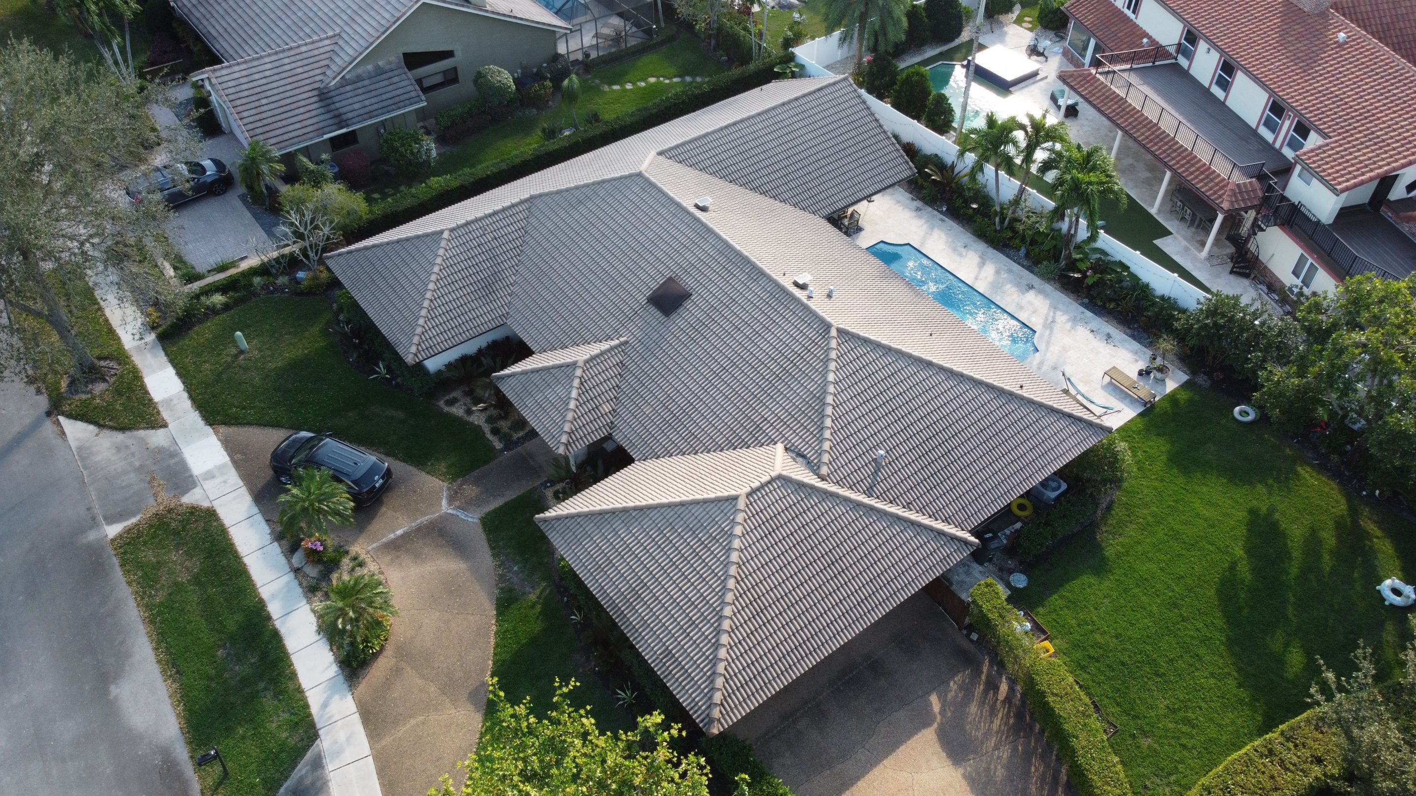 Residential Roofing Installation using Eagle Roofing Tile by BLUES BROTHERS ROOFING