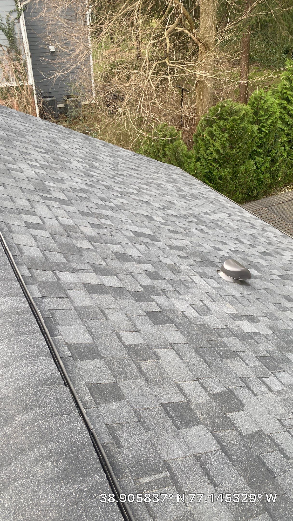 Arlington CertainTeed Landmark Pro Roof in Max Def Moire Black by RM Banning, Inc.