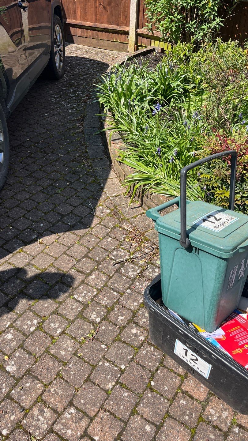 Driveway And Patio Clean using Mosmatic FSC and Biocide by Ges Exterior Cleaning ltd