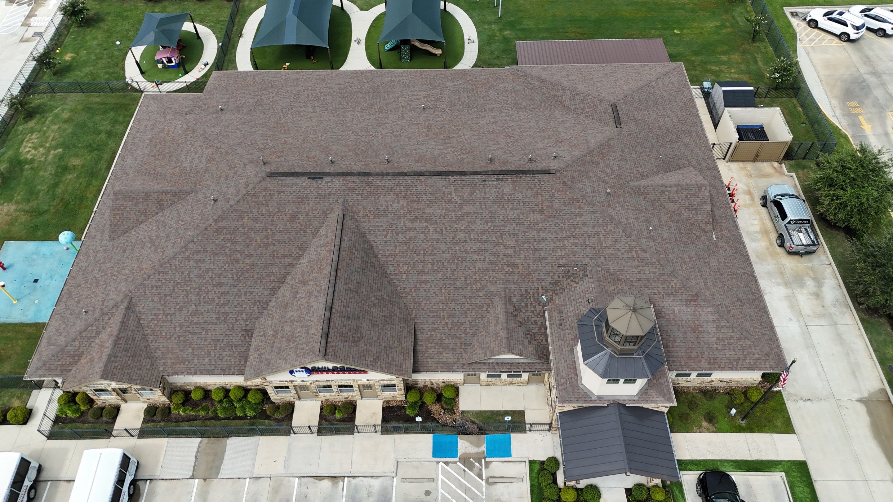 Roof Replacement on a Daycare! by Core Four Roofing