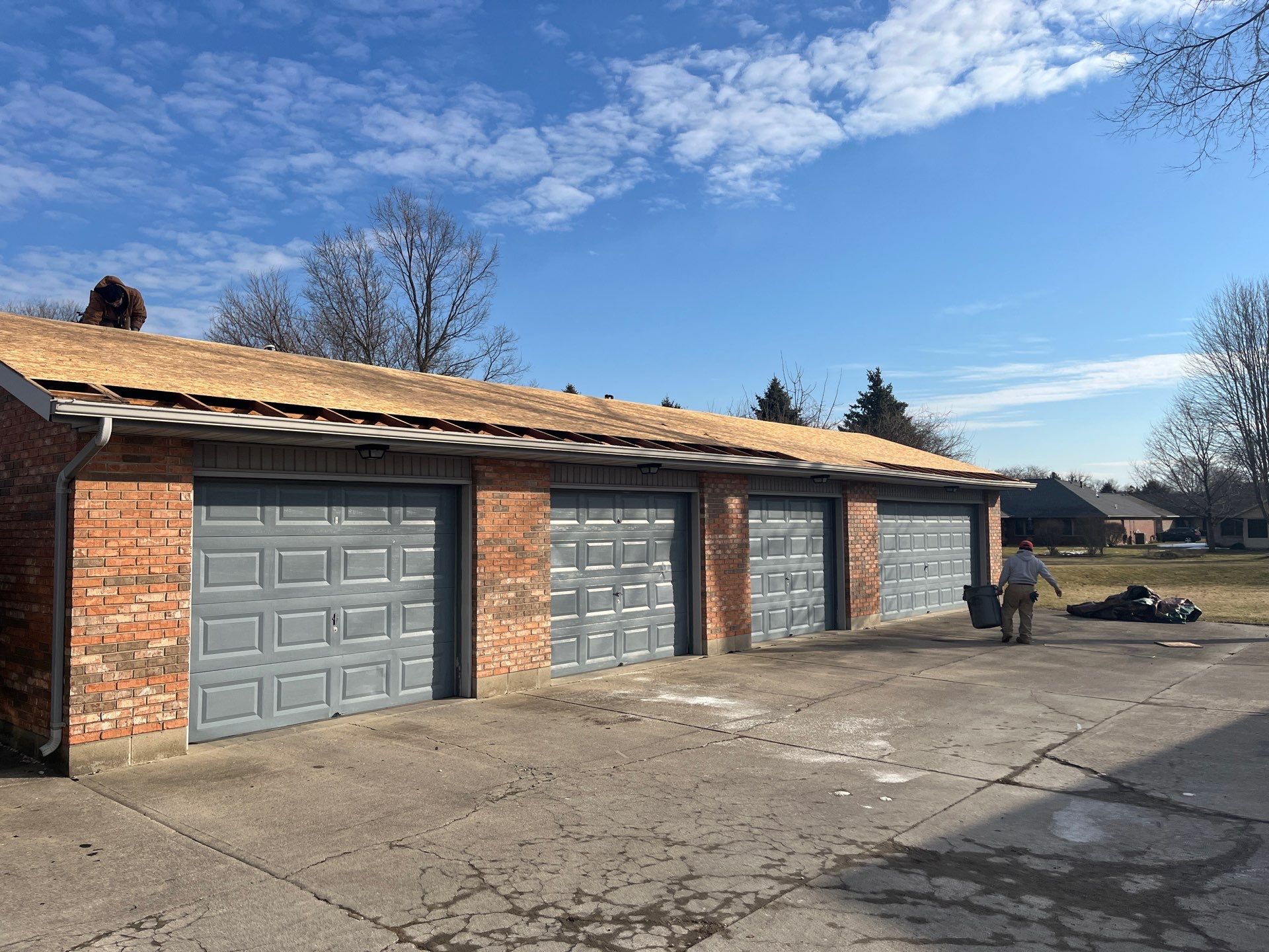 Residential Roofing Installation using GAF Timberline HDZ Weathered Wood by Nitro Roofing and Construction