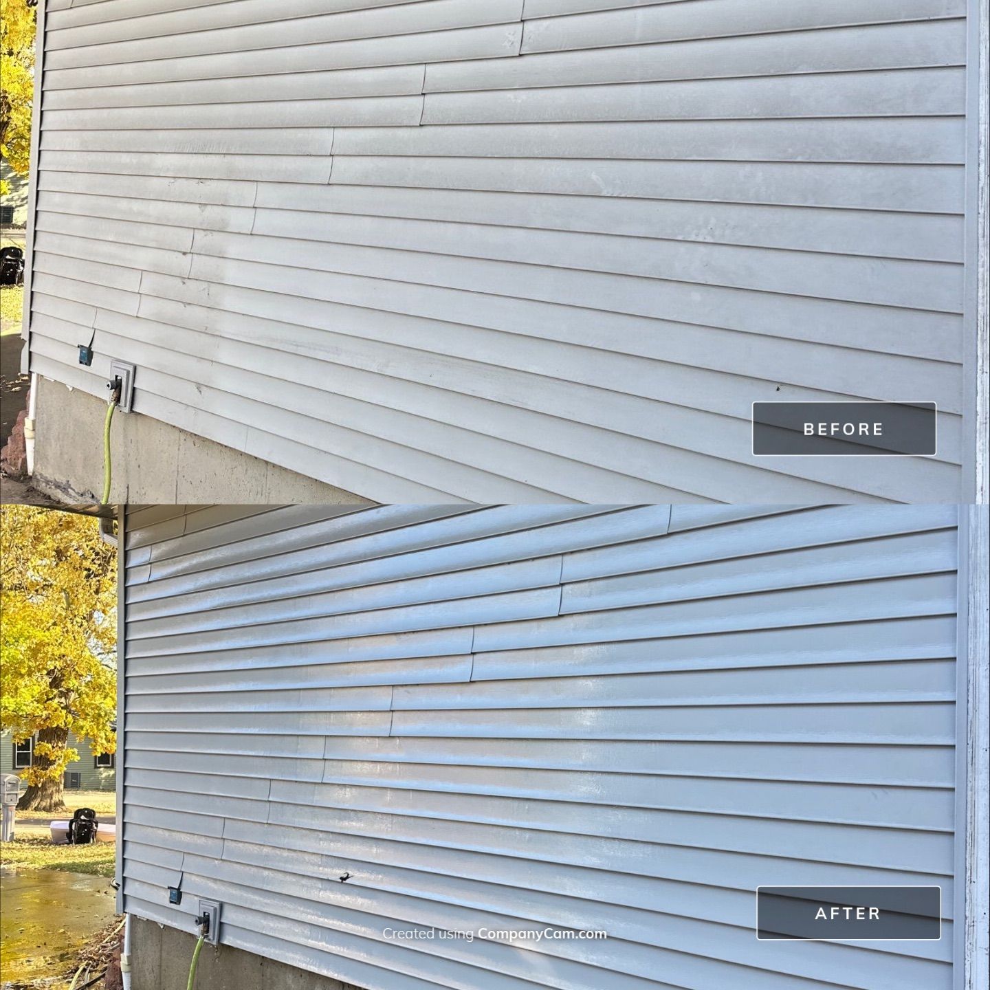 Project in Round Lake Beach by Simmons Power & Soft Washing