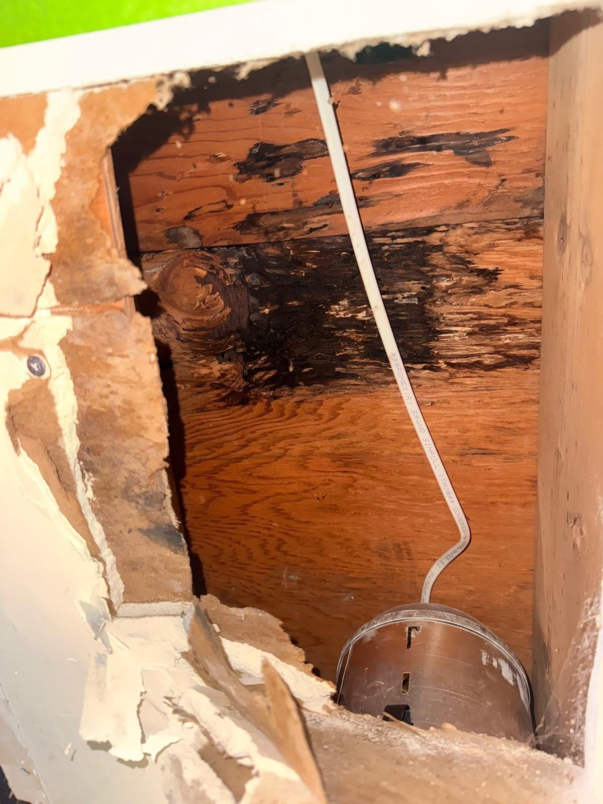 Shower Remodel due to Water Intrusion by Anza Builders, Inc. 