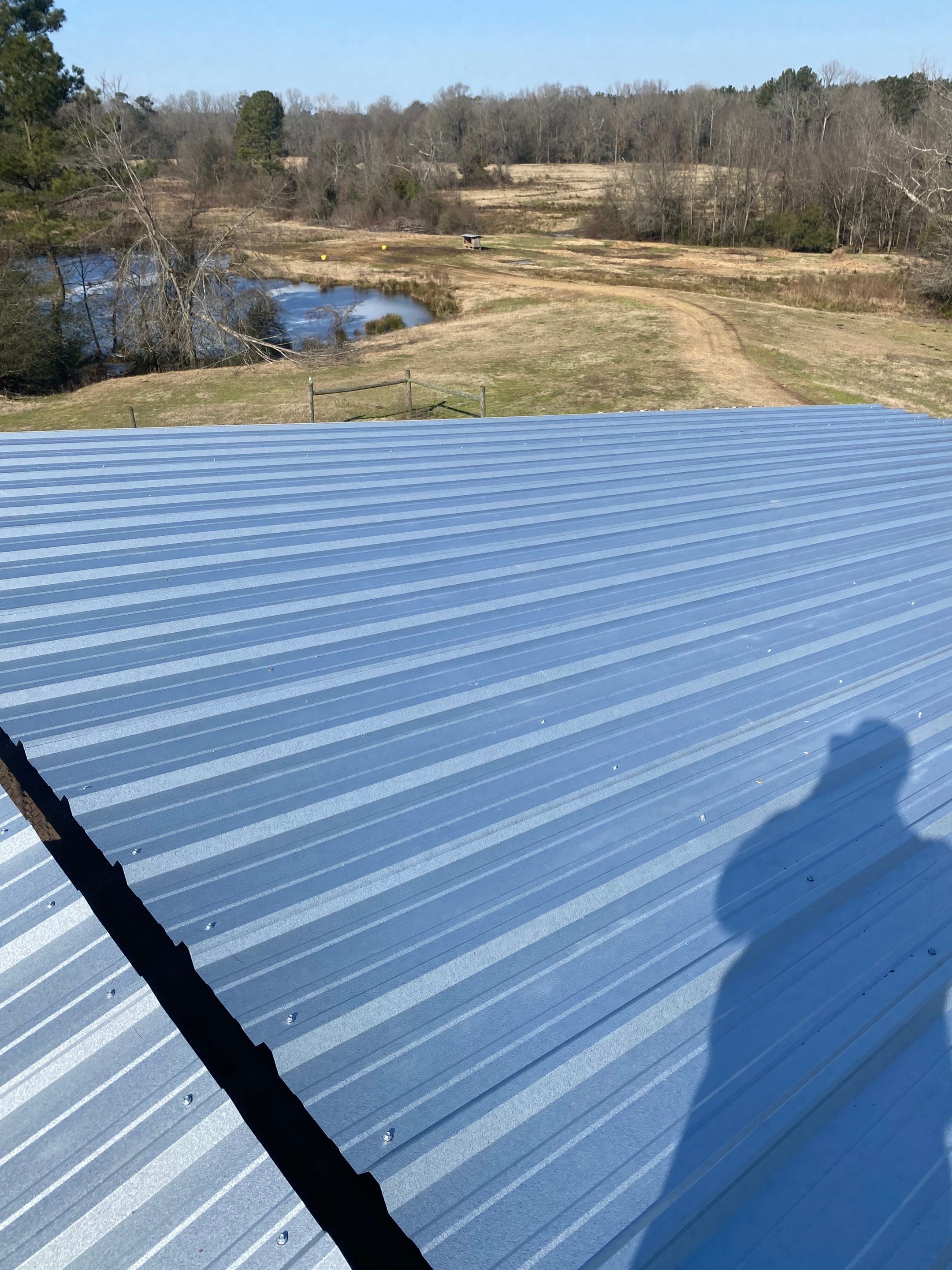26 Gauge Galvanized metal roof by Hostetler Roofing