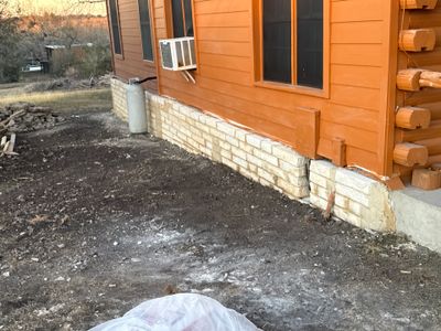 Rock removal and stone installation 
