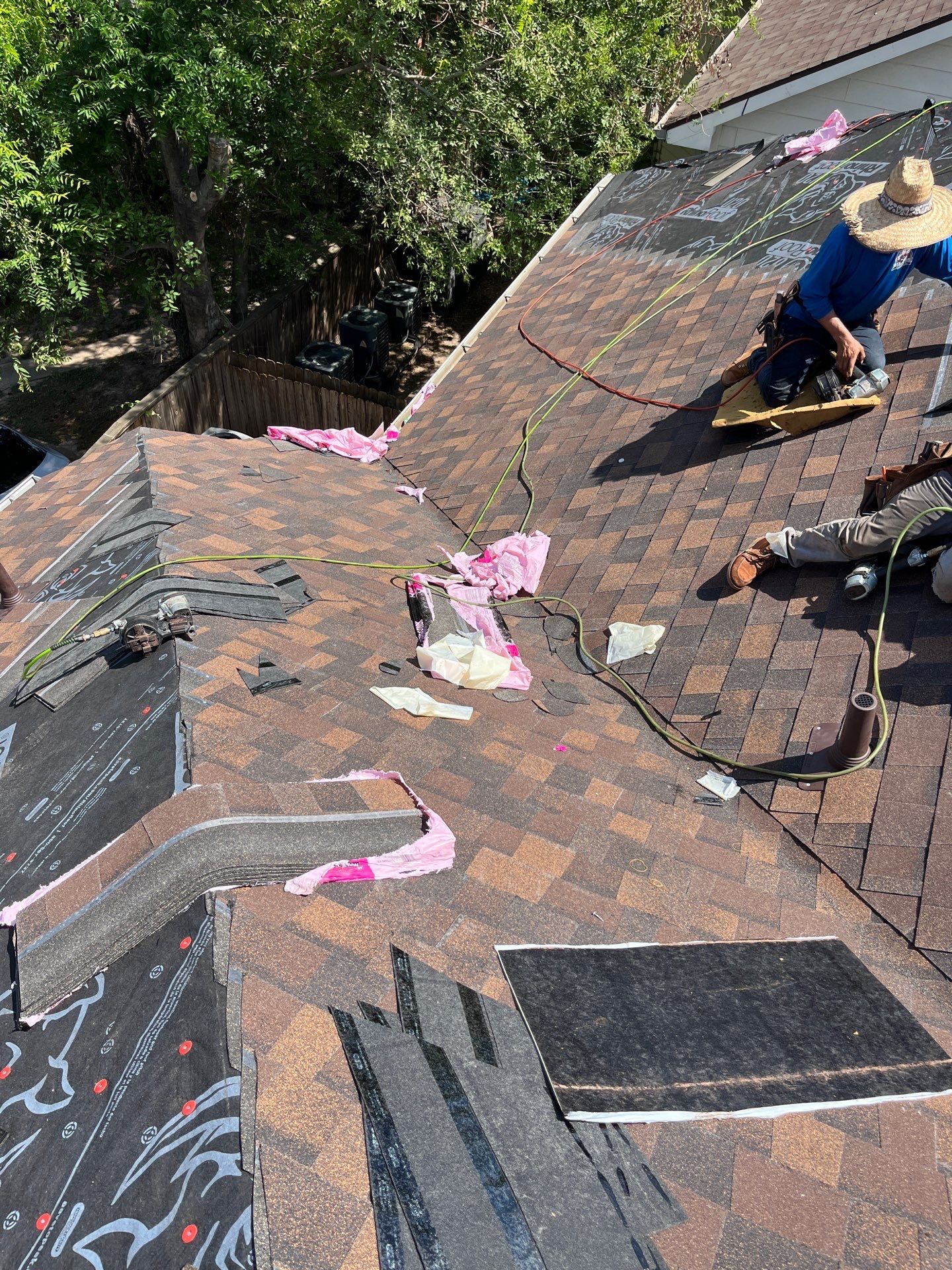 Residential Roofing Installation using Owen's Corning Duration (Lifetime) Shingles by Roof Repair Company