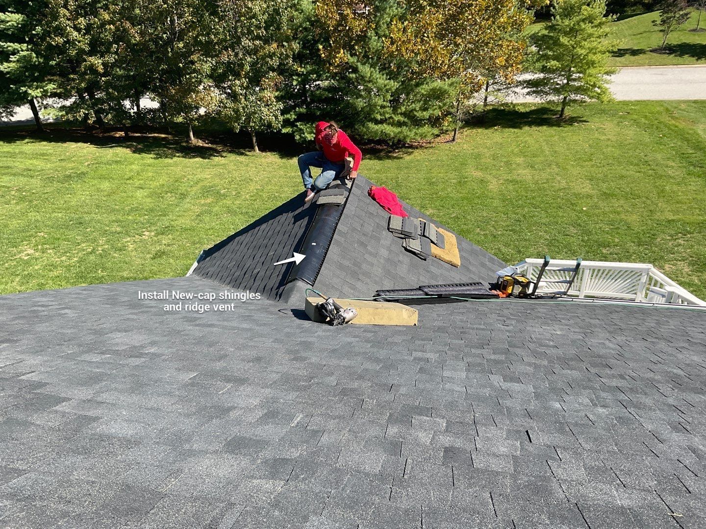 Residential Roofing Installation by Alpha Design Services