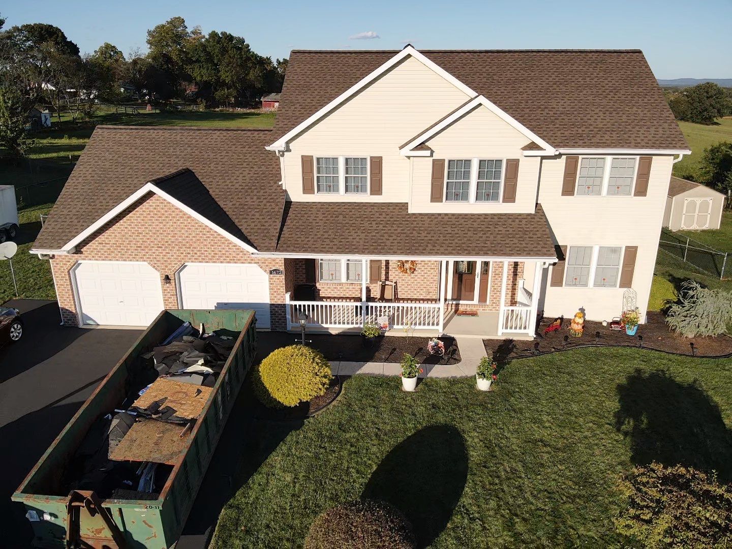 Residential Roof Installation Featuring GAF Timberline HD Shingles in Chambersburg by Teflon Roofing